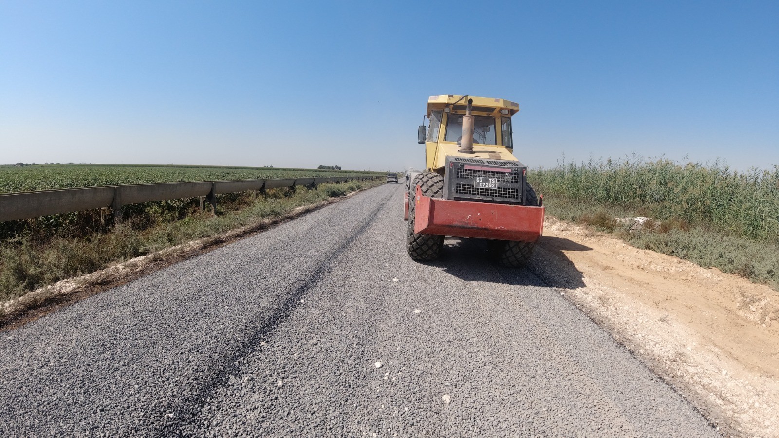 Harran'da asfaltlama çalışmaları bitiyor