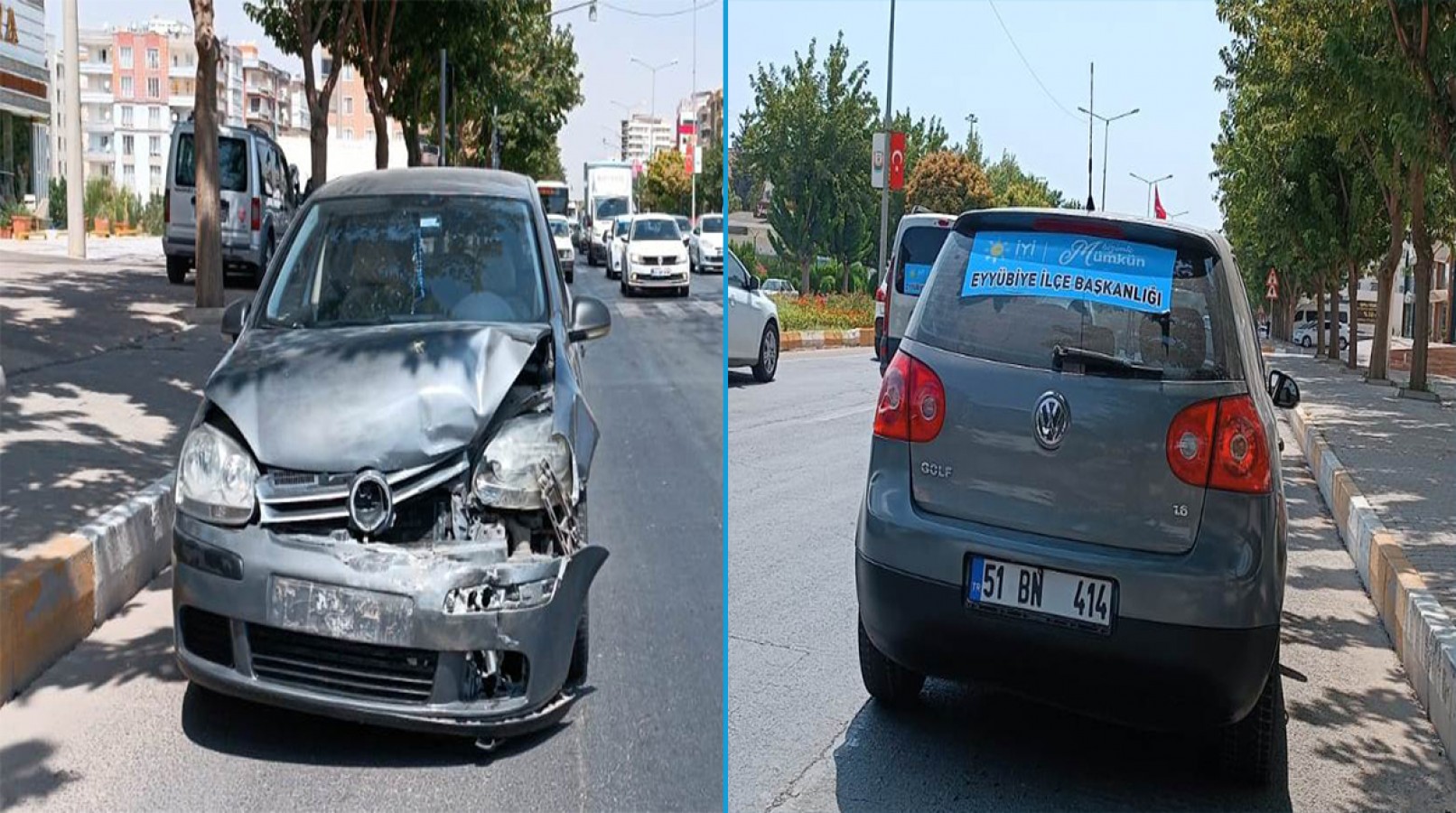 Meral Akşener'in Urfa konvoyunda trafik kazası