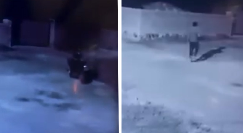 Urfa'da motosiklet hırsızlığı kamerada