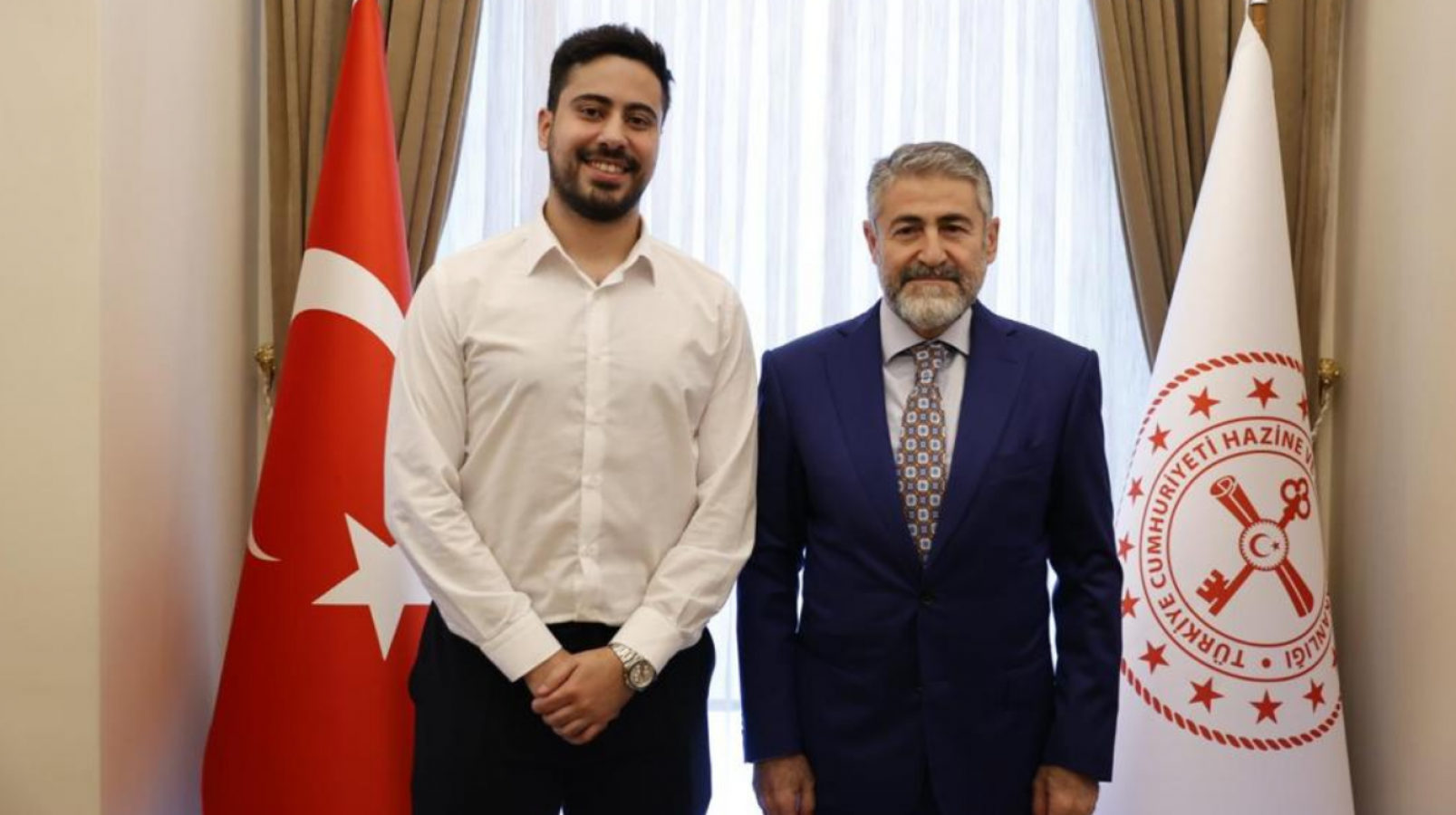 Urfalı fenomen Nahya'dan Bakan Nebati'ye ziyaret